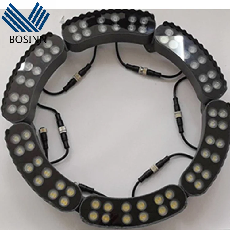 Hoop Tree Lamp Cedrus Maple Coconut Palm RGBW Led Landscape Lights Decor Hug Tree Lamps Palm Tree Ring Lights