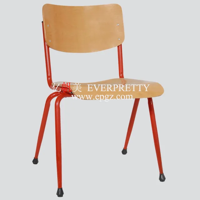Modern Design Library Classroom Training Office Plastic Chair with Wheels for Student Use