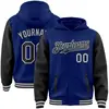 Black Sleeve Royal Blue Jacket Gray Black