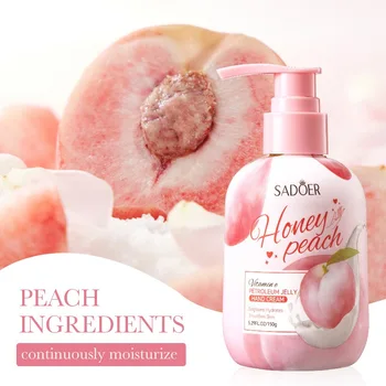 VE Plant Fruit Herbal Essence Hand Cream for Women Refreshing Moisturizing Hydrating Skin Brightening Lotion OEM Customizable