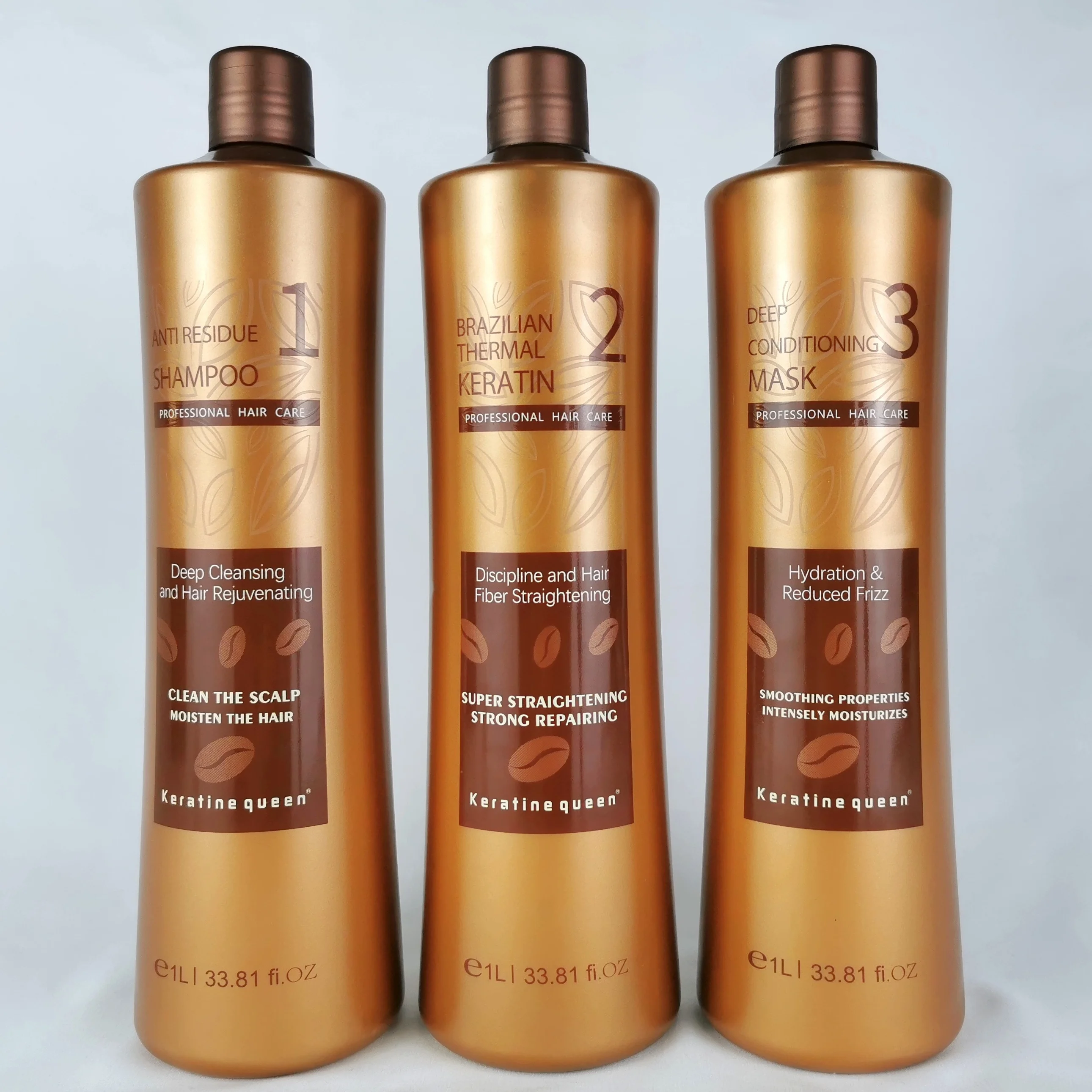 Профессиональный бразильский Кератиновый крем для выпрямления волос, Восстановленный Уход за волосами, 1000 мл протеиновое Кератиновое лечение