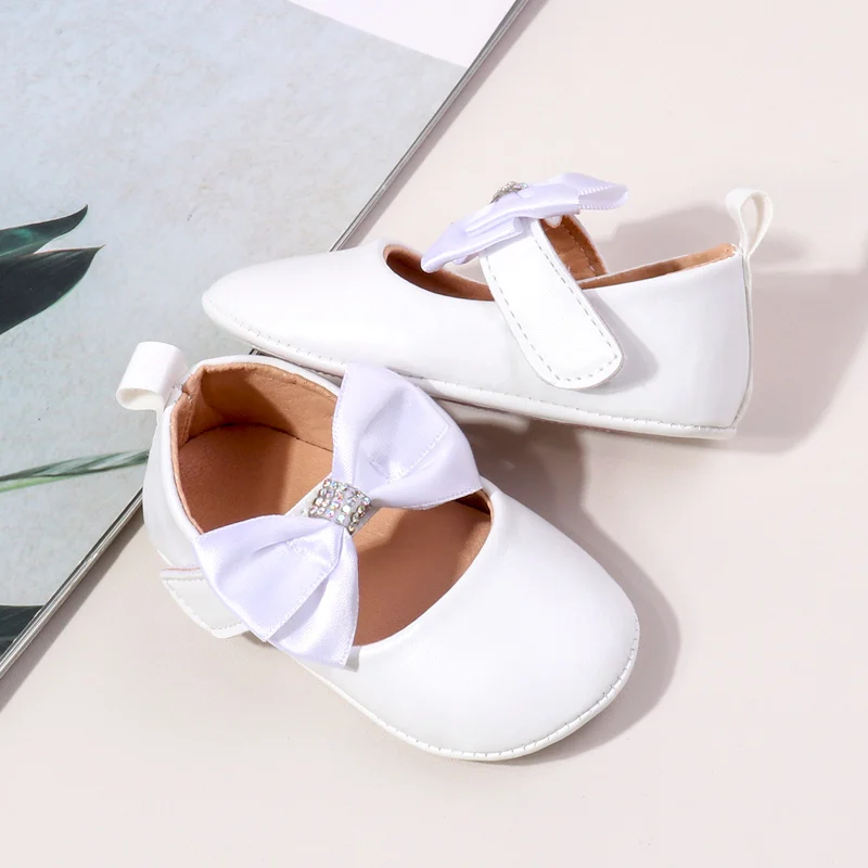 2024 New Design High Quality Princess Shoes Summer Spring Baby Girl Beautiful Butterfly Bowknot Soft PU TPR Anti-slip details