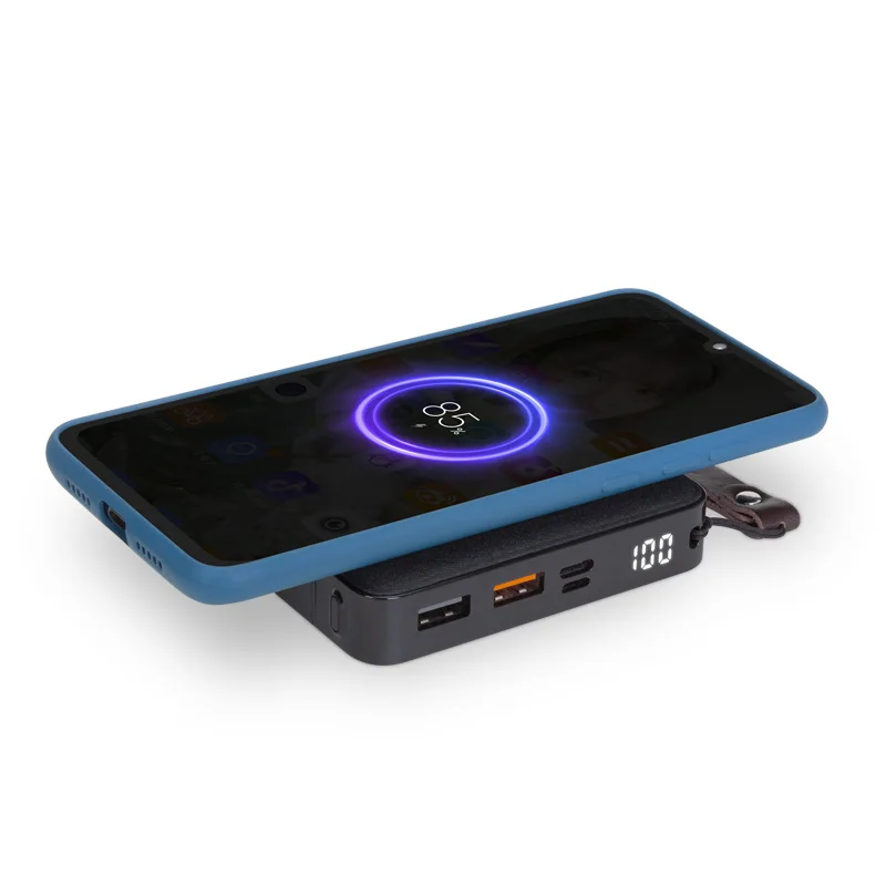 Новые продукты для iphone 10 Вт Беспроводное зарядное устройство портативное зарядное устройство 10000 мАч портативное зарядное устройство с 2 выходами на заказ быстрая Беспроводная зарядка qi портативное зарядное устройство