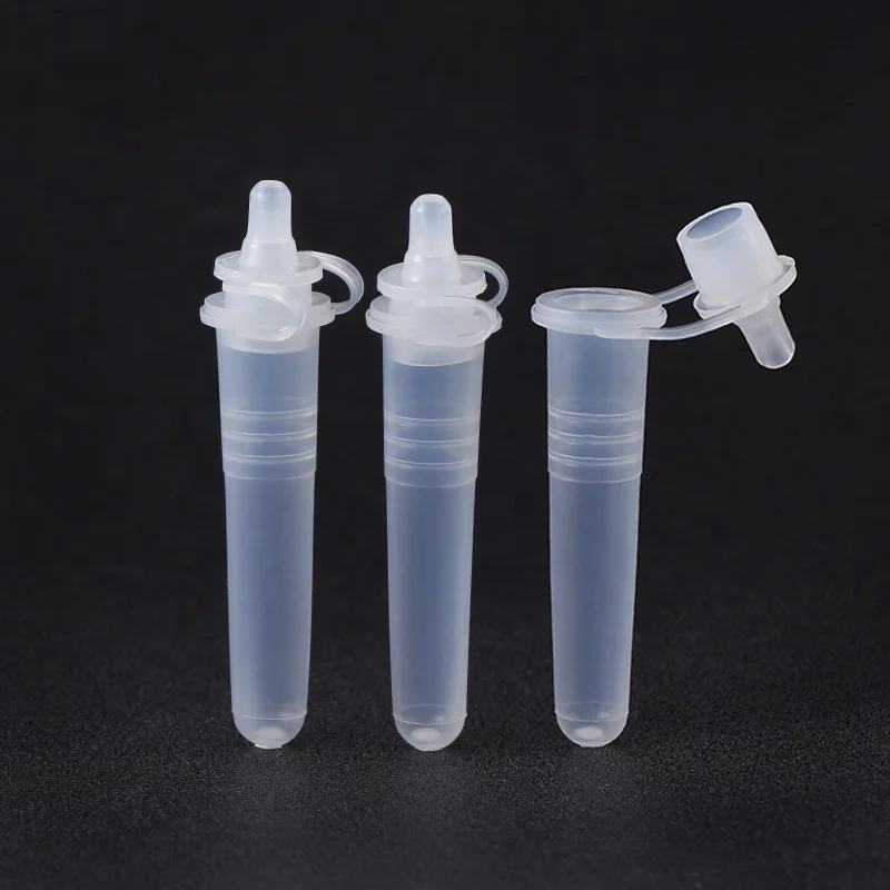 Laboratory Tube Plastic Dna Rna Extraction Transparent Tube 1ml 2ml 3ml 