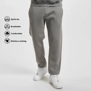 Men's Winter Loose Custom Cotton Fleece Drawstring Jogger Pants Fashion Casual Gym Fitness Sweatpants Active Bottoms