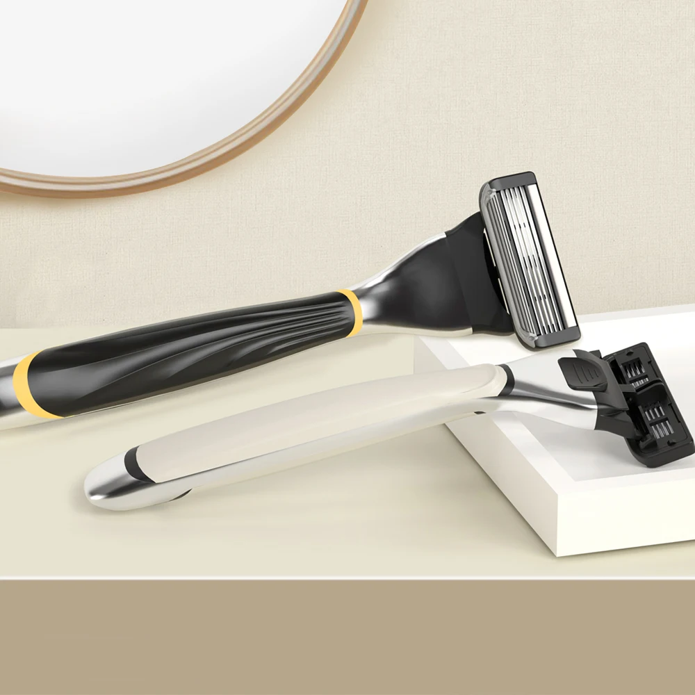 Five Curved  Blades System Razor With High Quality for Men Personal Care Imported Stainless Steel Blades Accept OEM