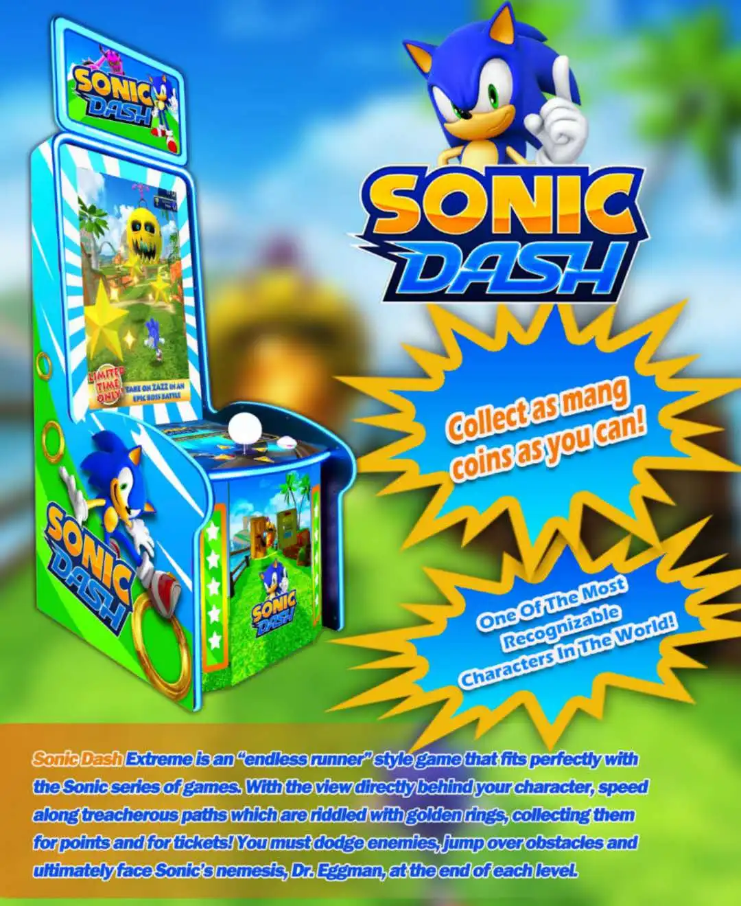 Sonic Dash Extreme Arcade 