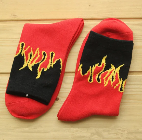 Flame Logo Custom Sock