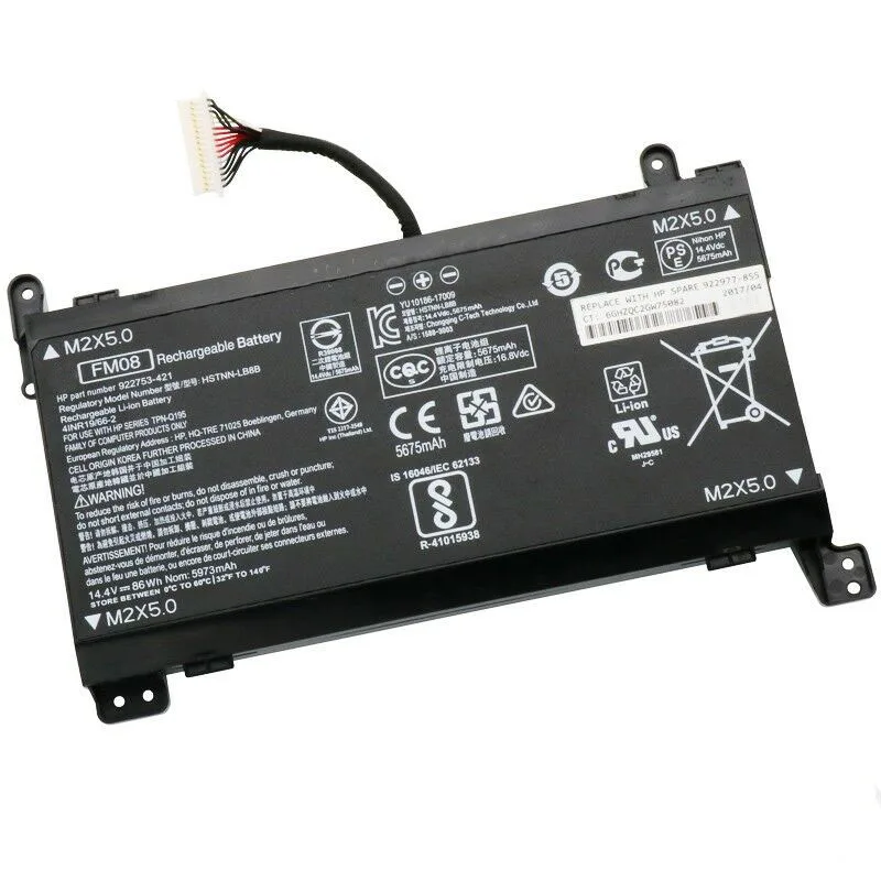 HSTNN-LB8B 922753-421 Genuine Original Laptop Battery For HP Omen