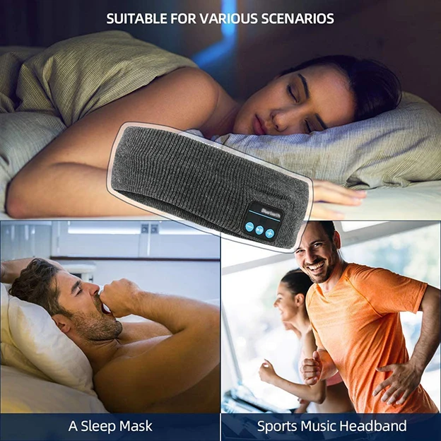 Soft Stereo Sound Headphones Fitness Music wireless Headband - ANKUX.COM