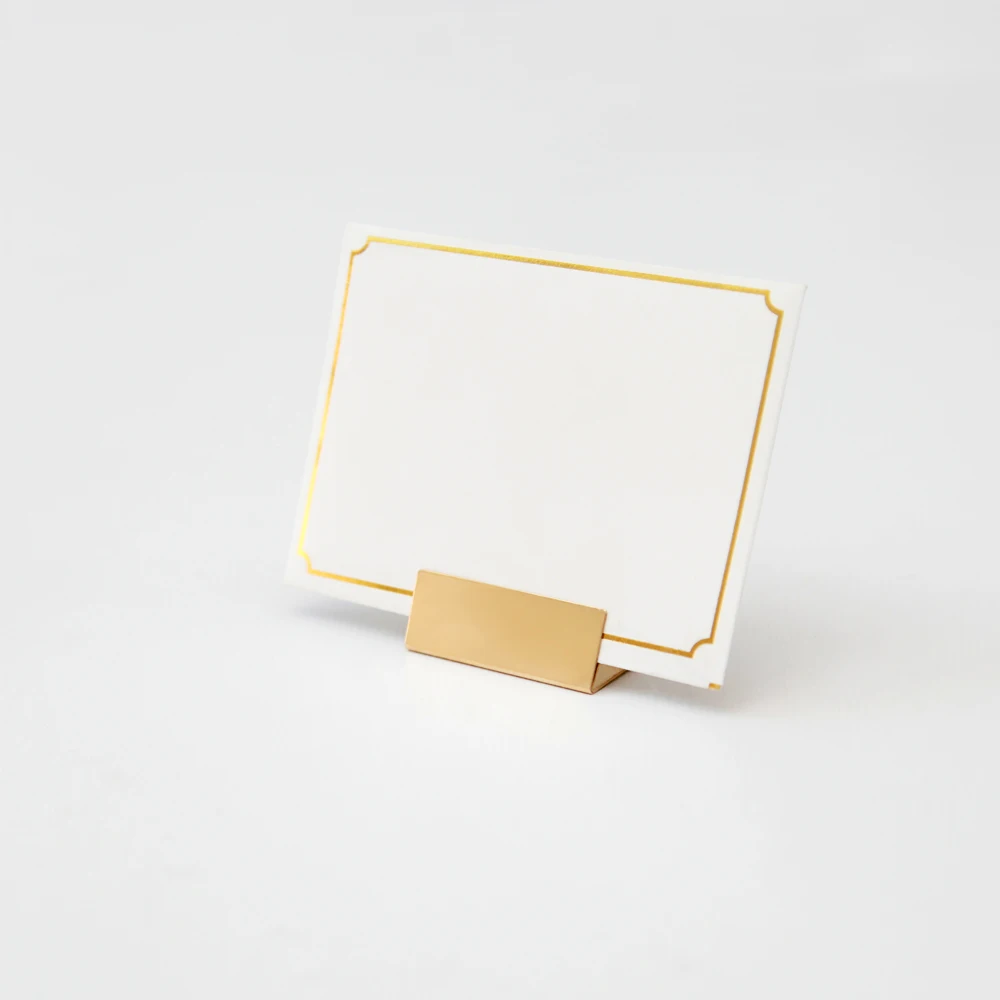 Maxery пользовательский декоративный металлический держатель для карт Настольный держатель для визиток подставка для дома и офиса