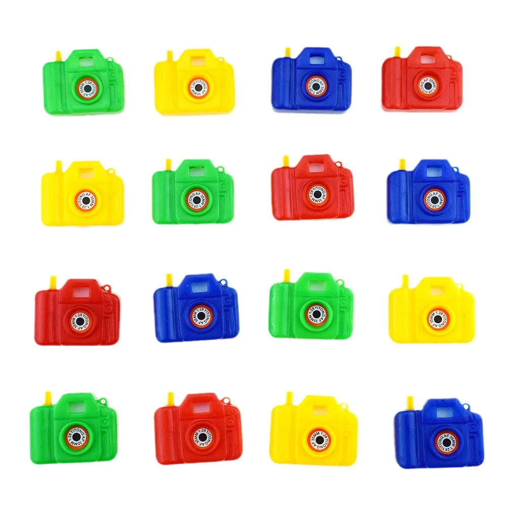 Mini Plastic Animal Camera Viewers Clicking Camera With Animal Pictures Cheap Small Camera Toy for 2 Inches Vending Capsule