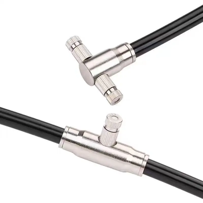 Hose Quick Connect Fog air Atomizing Humidification Moisture Dust Control Water Mist Sprayer Nozzle Fittings for Cooling System