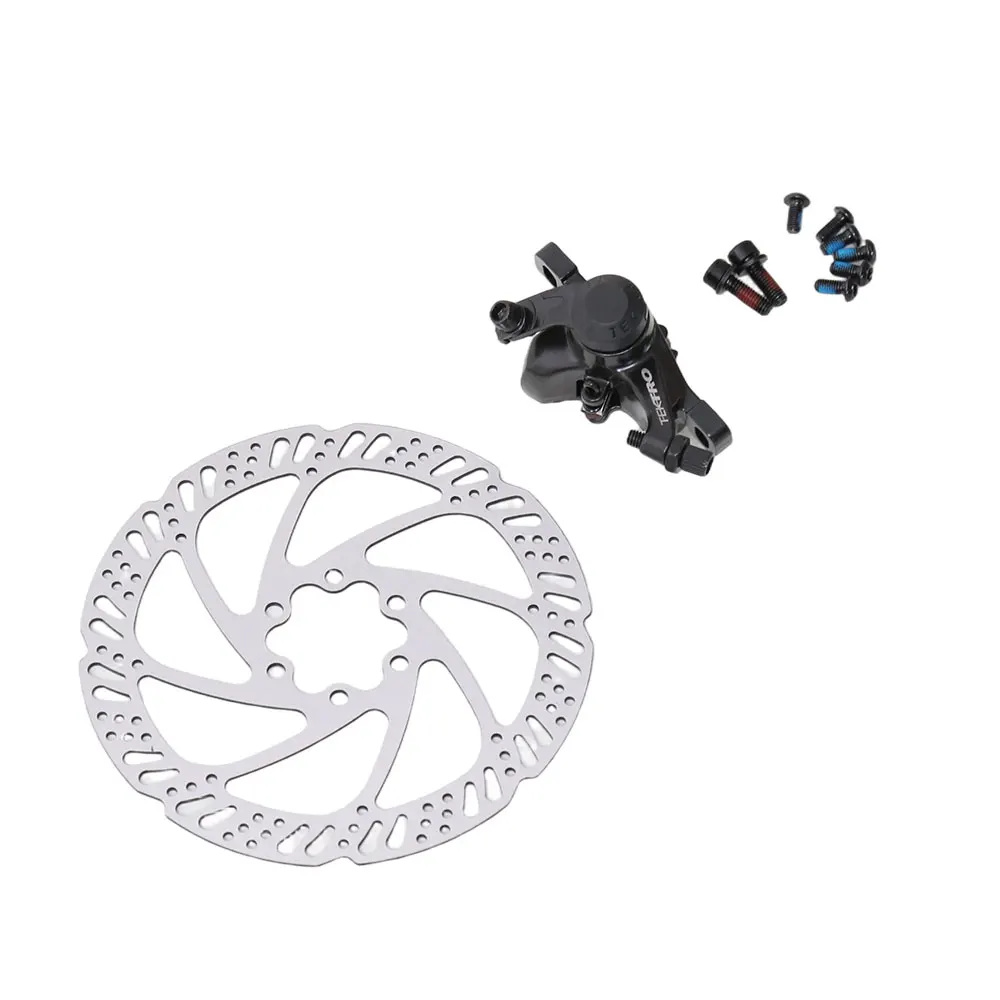 Bicycle Front Disc Brake Post Mount Mechanical Caliper Aluminum Alloy 160mm Rotor Eco-Friendly Durable Strong Braking System