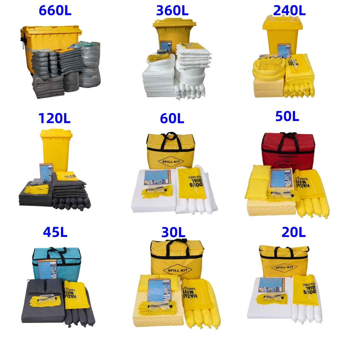 SAFE MKF50 Chemical Spill kit 50 Litter price in Bangladesh - Safestallbd