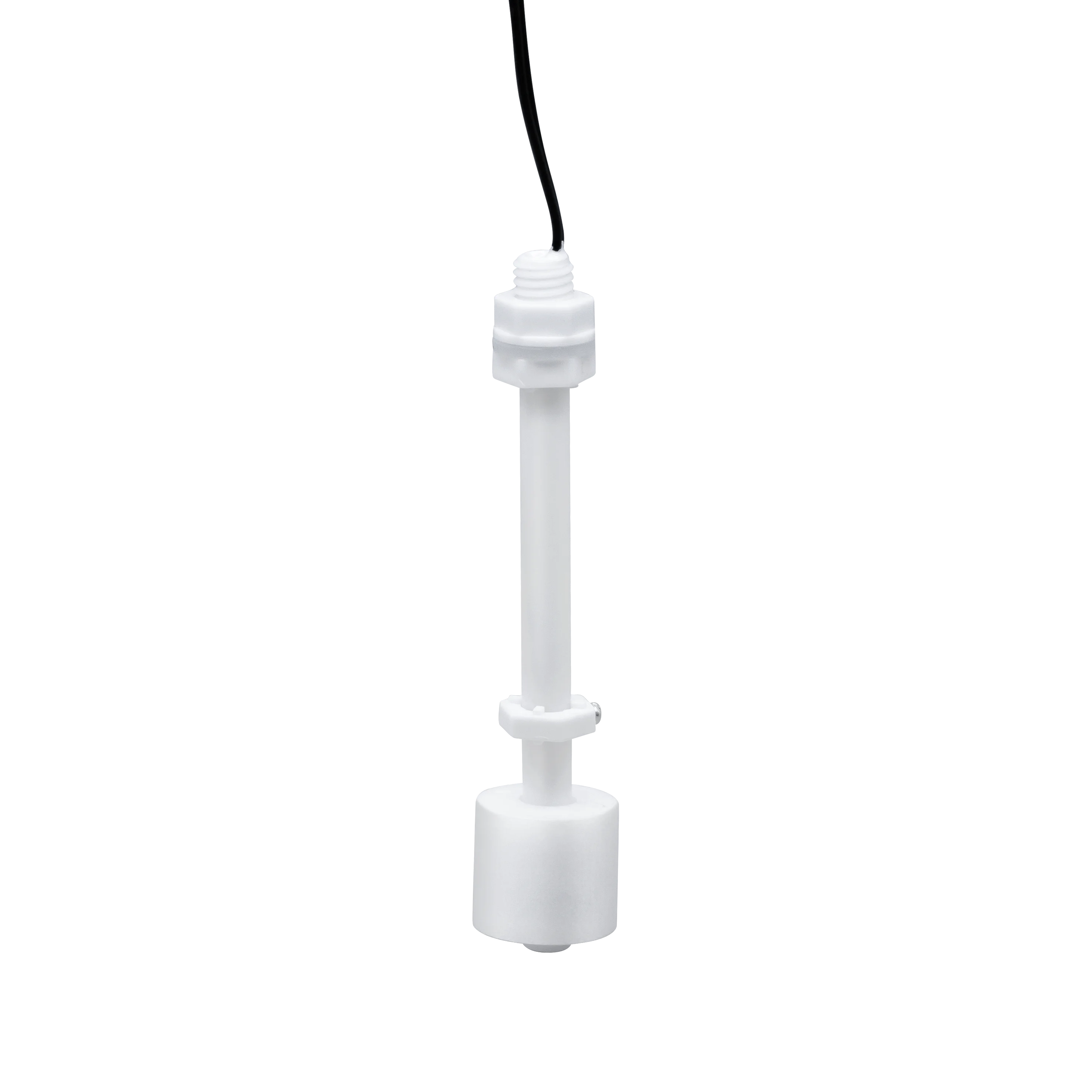 M8 M10 Threads Water Tank Level Sensor PP Plastic Float Type Level Switch Vertical Reed Float Level Switch