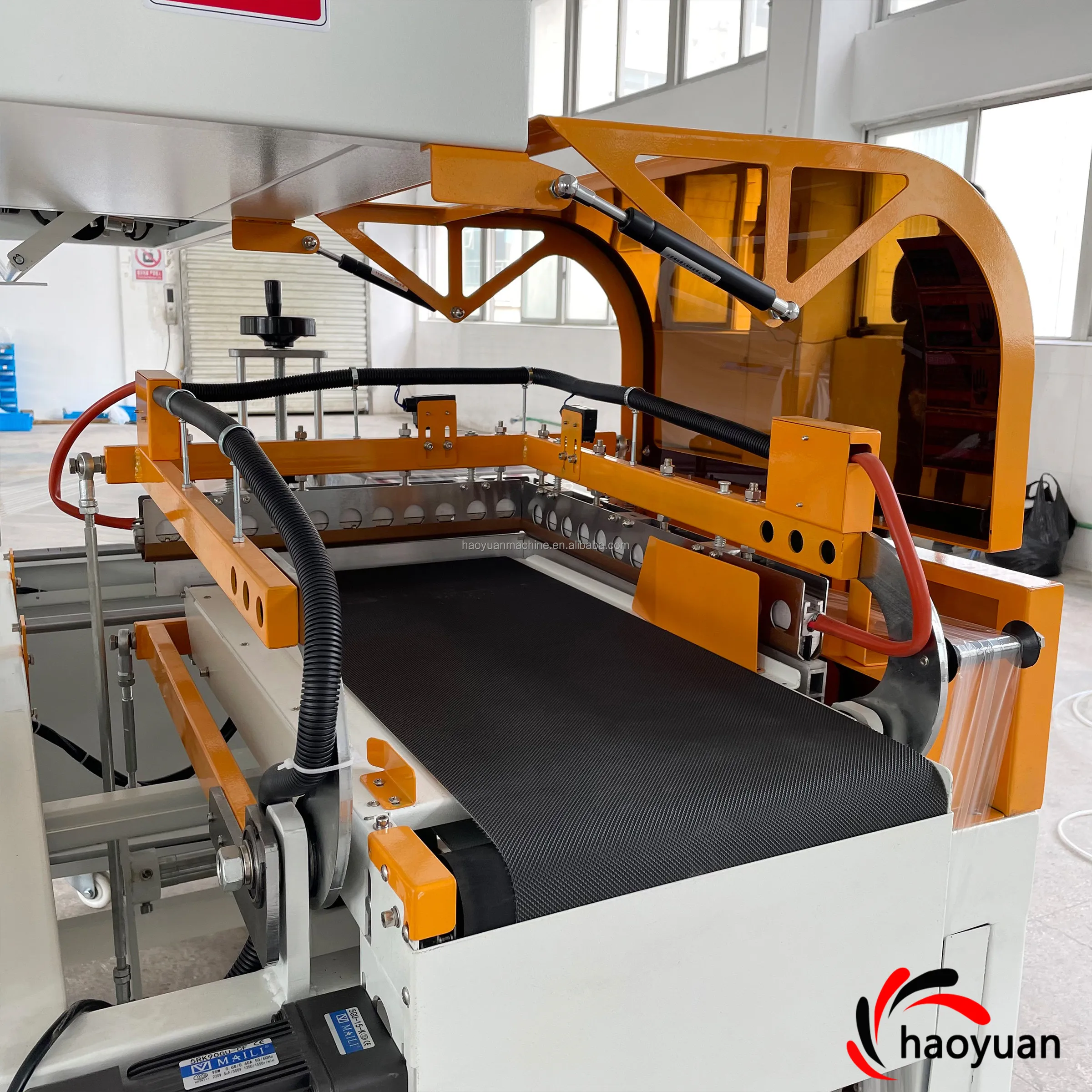 HAOYUAN Automatic Shrink Wrapping Machine , Box L-sealer Wrap Machine, Carton Shrink Wrap Machine Plastic Packaging Material factory