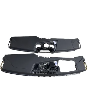 For BMW G60 G68 DASHBOARD INSTRUMENT PANEL BLACK LEATHER Compatible with HUD OE 51459638327 51459638326