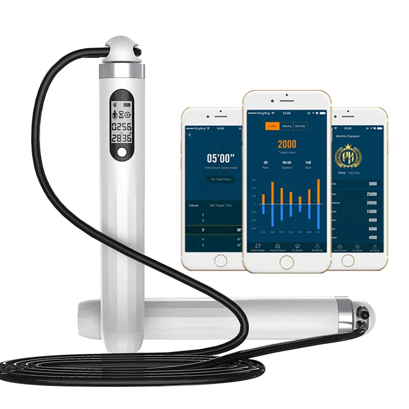 
 J-Style Adjustable Digital Counter Skipping Jump Rope Smart Jump Rope With APP  