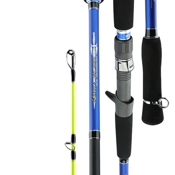 High Quality Carbon Fiber 1.8m-2.7m Heavy Boat Fishing Rod Trolling Fishing Rod Saltwater Spinning Fishing Jigging Rod – Metal Jig – view 3