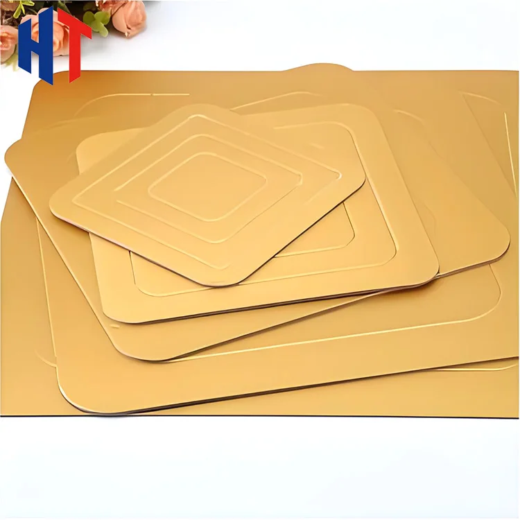 Fashionable Design Customized Different Shape Corrugated Cake Boards Thin