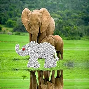 DST Inspiration High Quality Creative Cowhide Leather Elephant Lichi Grain Coin Purse Wallet Women Mini Card Holder Bag