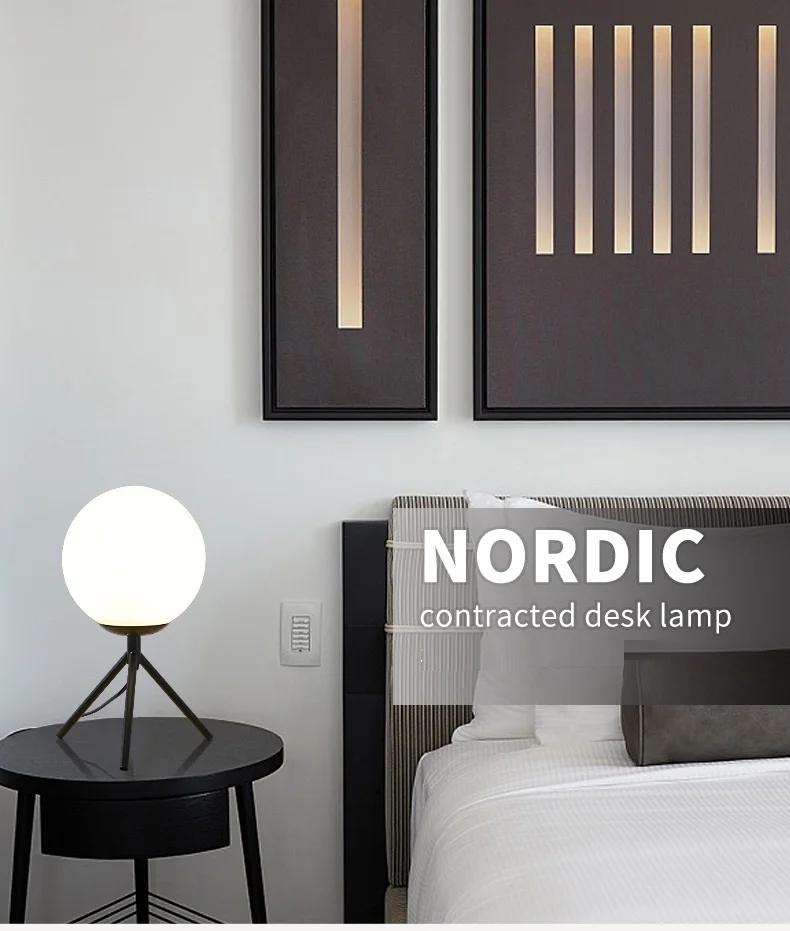 Lámpara De Mesa Led De Estilo Nórdico Para Estudio,Luz De Lámpara De Mesa Led De Estilo Nórdico Para Estudio,Luz De