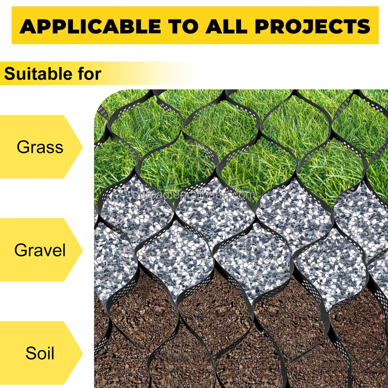 product high quality hdpe geocells durable retaining wall drive slope protection made from high quality pp material outdoor use-6