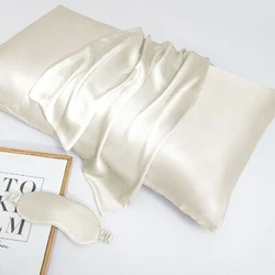 Soft breathable mulberry silk pillowcase gift set 22momme silk Satin Pillowcase