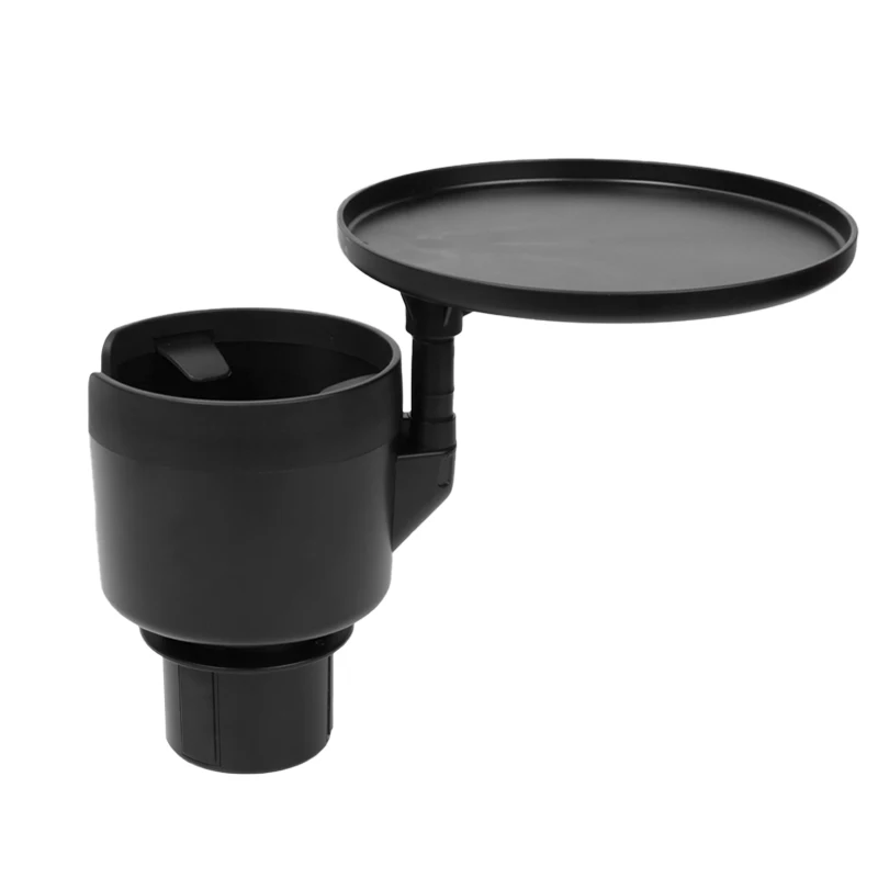 Автомобильный поднос-держатель для чашки автомобильный вращающийся на 360 градусов держатель обеденной с регулируемым поворотным лотком органайзер стол автомобиля