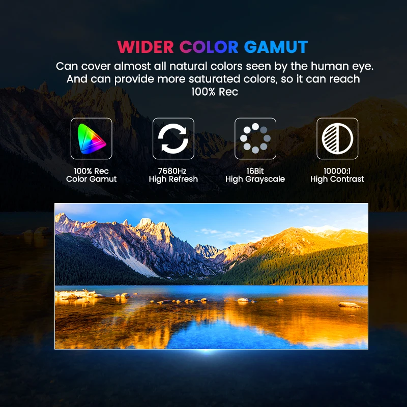 Small Pixel Pitch Fine Quantum Dot P0.78 P0.9 P1.25 8k Pantalla Interior Fixed Cob Video Wall Micro LED Screen Indoor Display