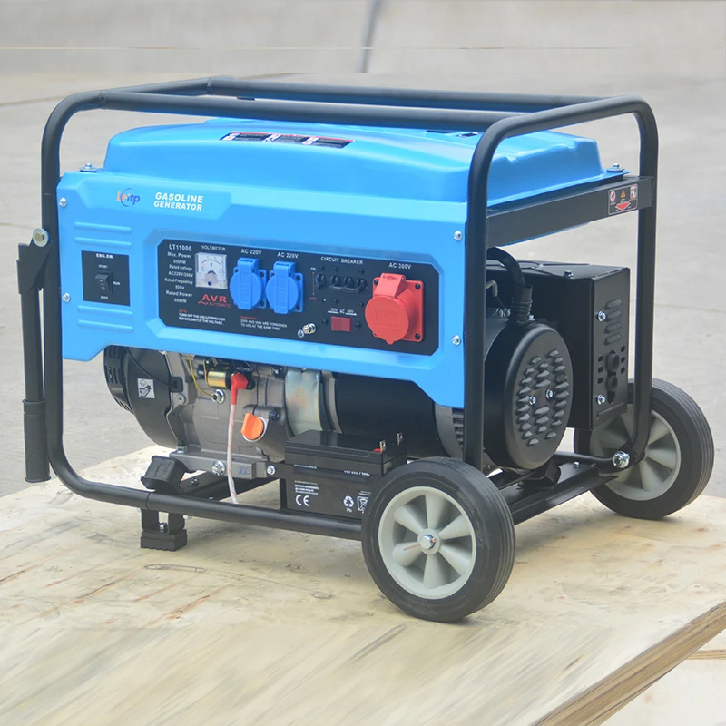 High Quality 8KW Chinese Portable Generators 6500 Rated Power with Single Phase AC Output inside Structure Engine for Sale