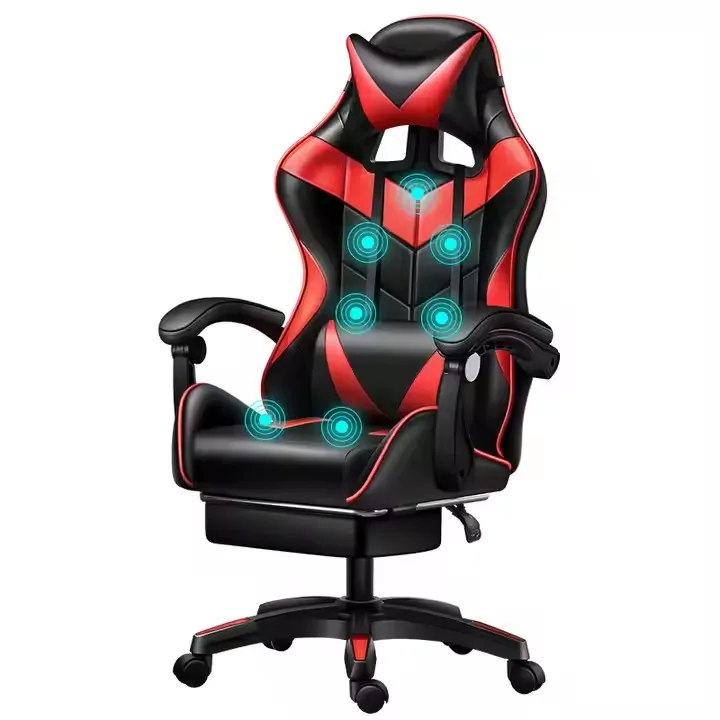 Best Selling Racing Gaming Chair Footrest PU Leather Computer