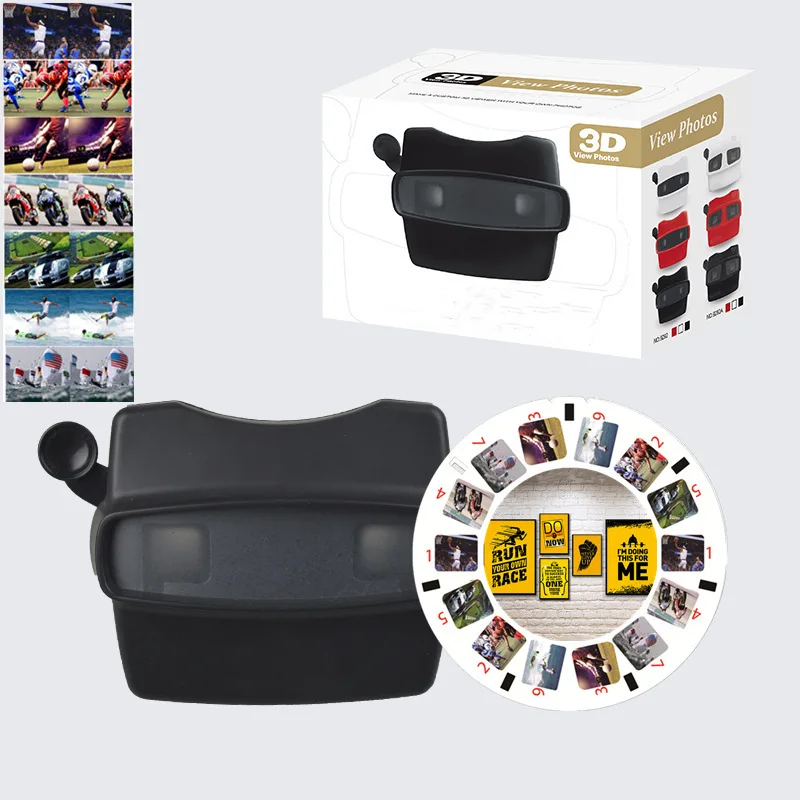 Персонализированная образовательная детская игрушка с камерой, картинкой и катушкой для просмотра камеры, 3d мастер-игрушки с изображением диска