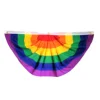 Bandiera arcobaleno con manica bianca