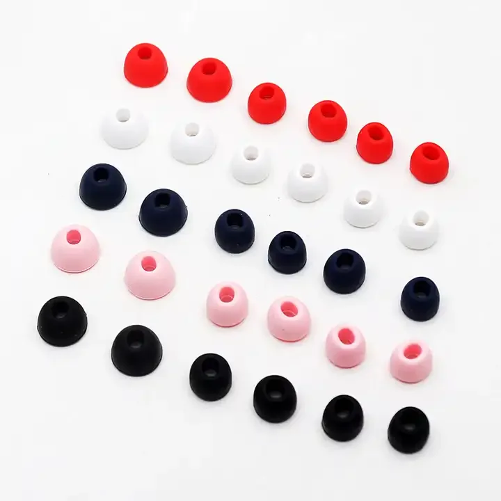 Replacement Ear Tips for Airpods Pro with Noise Reduction Hole Ear Tips Silicone Rubber Earphone Accessories