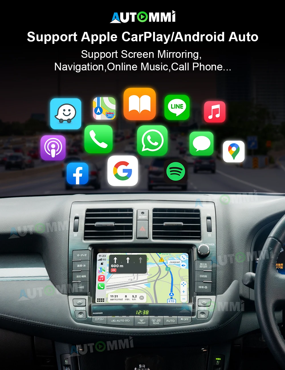 Crown Hybrid GWS204 OEM Head Units - Wireless Carplay & Android Auto