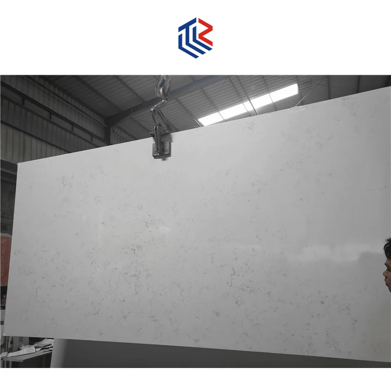 Empira White 5151 Big Slab Carrara Quartz Stone for Countertops