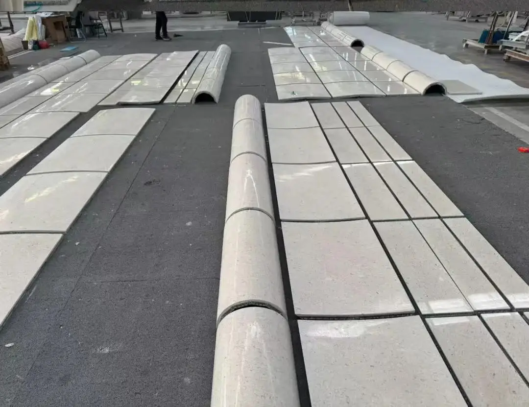 product natural beige marble wall cladding high quality natural marble aluminum honeycomb composite marble aluminium cladding exterior-1