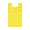 Double layer card sticker yellow