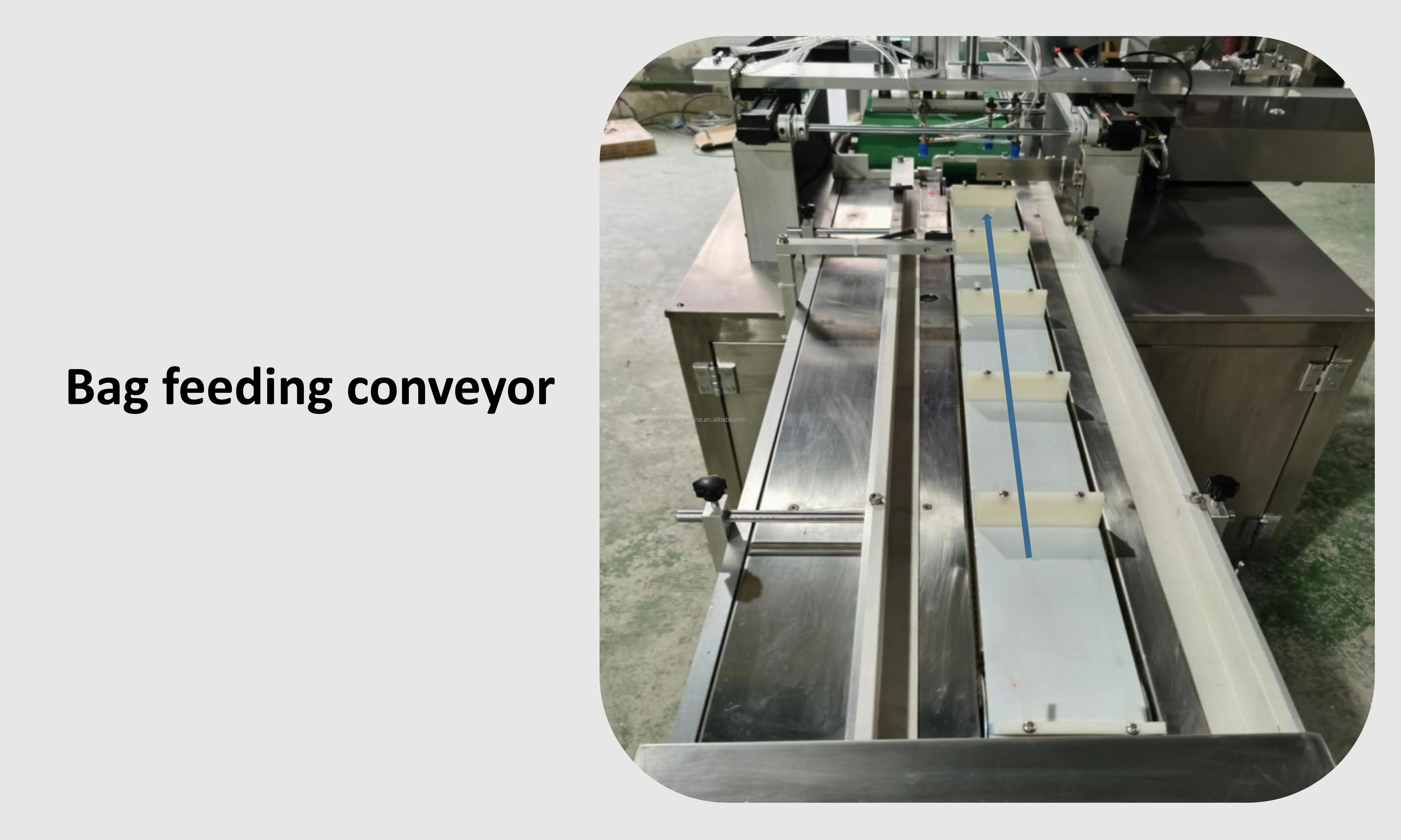 Haoyuan HY-100 Automatic Multi-function Doypack Packing Machine Plastic Packaging Four Side Sealing 25bag/min factory