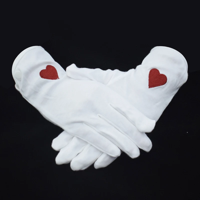 Wholesale White Custom Gloves High Quality Masonic Cotton Cleaning Gloves