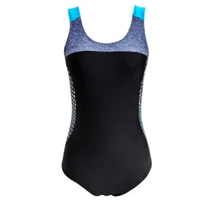 Custom Professional Racing Swimwear Beachwear One-piece Large Size Women's Sports Fitness Swim Bathing Suit