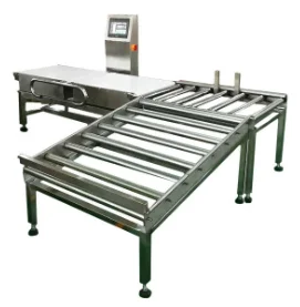 Juzheng 50kg High Load Inline Automatic Weighing Machine Checkweigher Manufacturer for Large Items