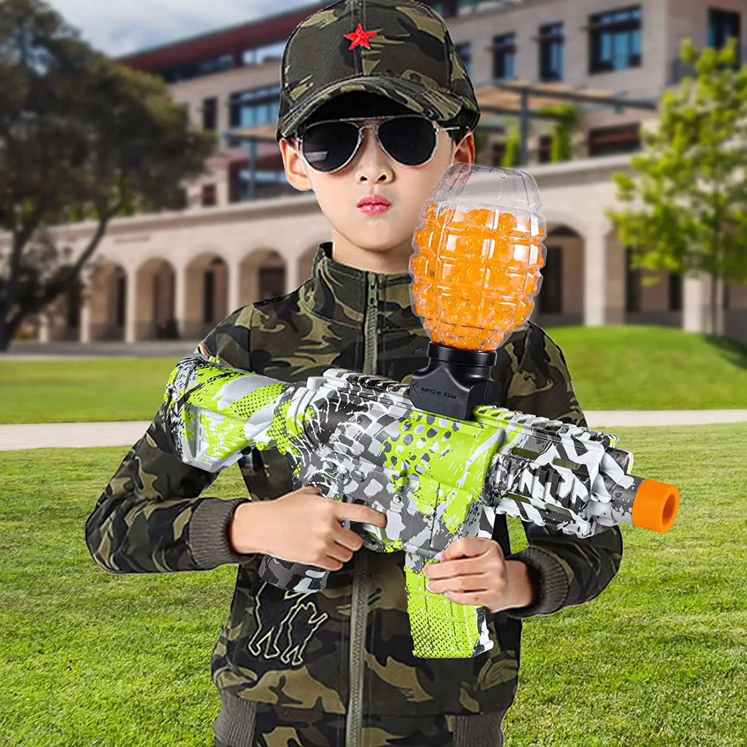 M416 Blaster Gel Gun Ak47 Activities Shooting Team Game Kids Boys