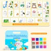 Peinture au doigt DIY - Édition animale, palette d'impression 12 couleurs