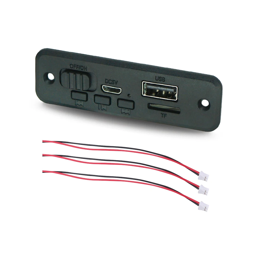 JQ Factory Hotsale Black Mini MP3 Player Bluetooth Power Amplifier Board 2x3W