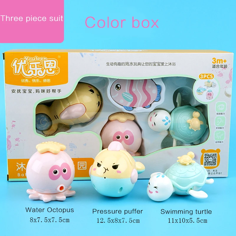 Настраиваемые высококачественные красочные детские пластиковые Осьминог животных Детские мыльные пузыри Игрушки для ванны