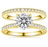 Gold Color Moissanite Ring