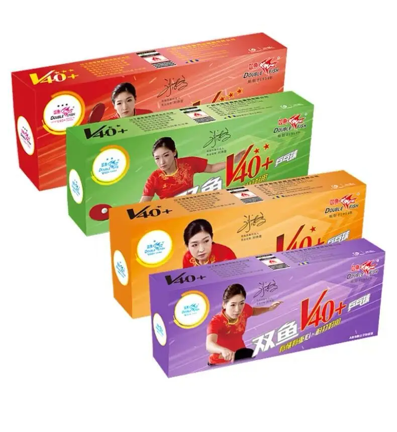 Ittf Approve Championship Standard Double Fish Plastic Abs 3 Star Balls